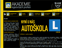 Tablet Screenshot of akademielogistiky.cz